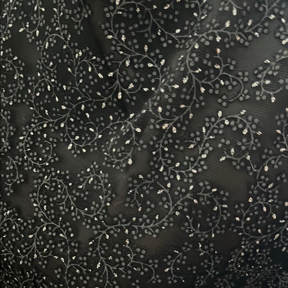 Tahari Black Sparkle Midi Dress - Picture 4 of 6